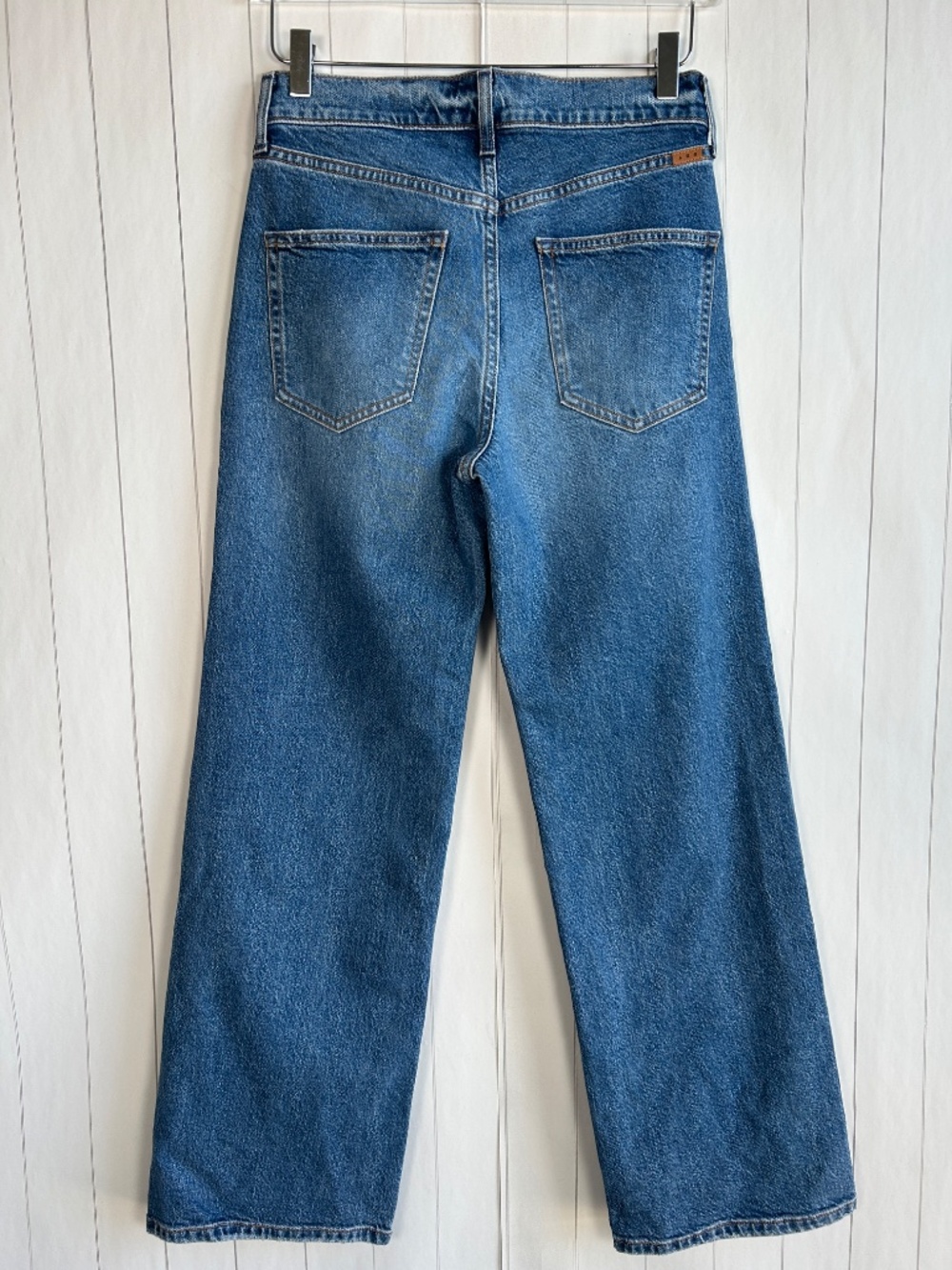 AYR size 27S The Secret Sauce Jeans blue medium wash straight loose leg FLAWED - Picture 4 of 11